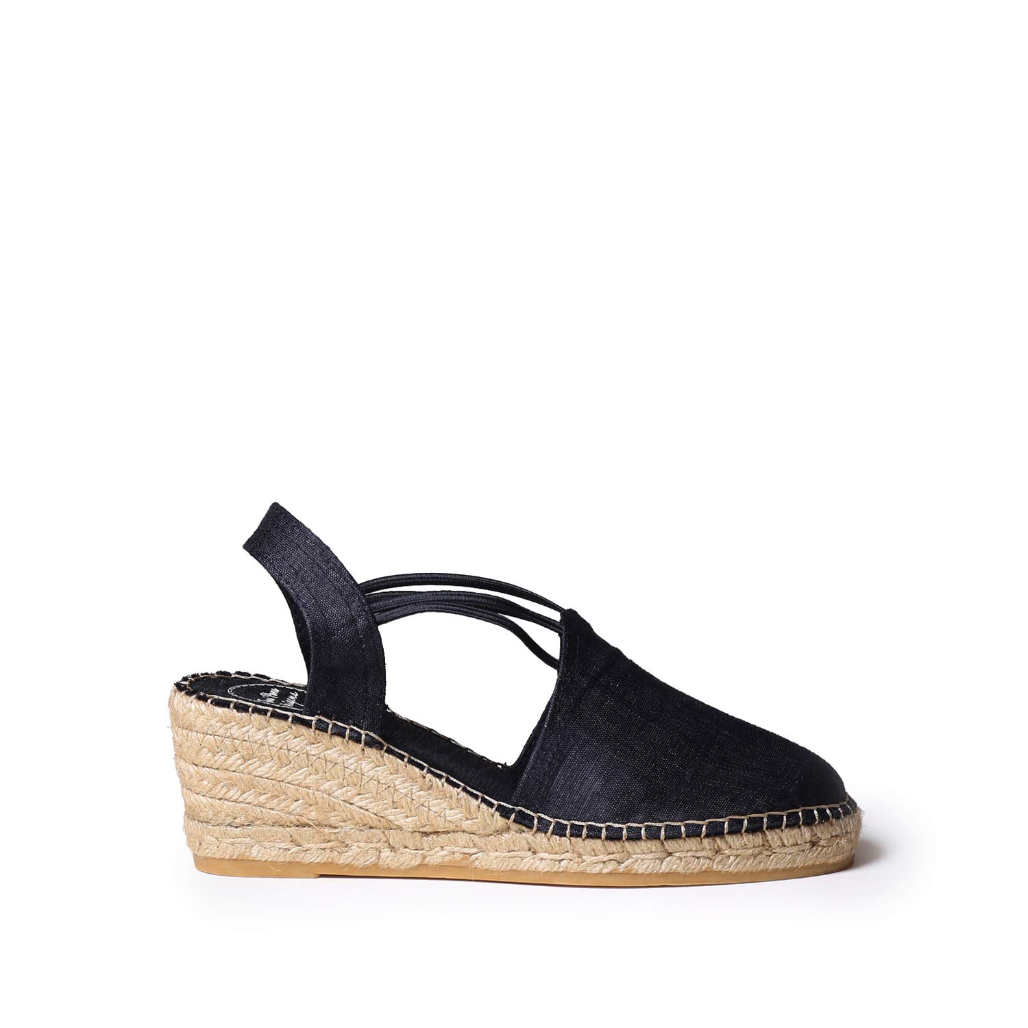 Toni Pons Fedra V Nero - Espadrillas numeri grandi - Donna - Grigio