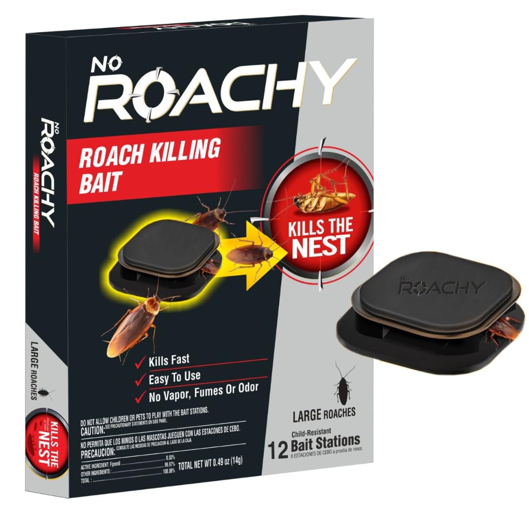 Natural Cockroach Killer for Kitchens, Bathrooms, and Cabinets, Eco-Friendly Home Remedy for Indoor Cockroach Control, Cockroach Bait, Cockroach Gel (12)