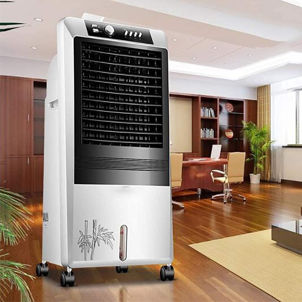 Air Cast Cooler Mobile Portable Smart Air Conditioner Single Cool Home Bedroom Water Cooler White (Color : White)