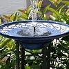 TekHome Fontein op zonne-energie, 1,6 W, voor vogelbad, tuindecoratie, groot voor buiten, waterspel voor mini-vijver…