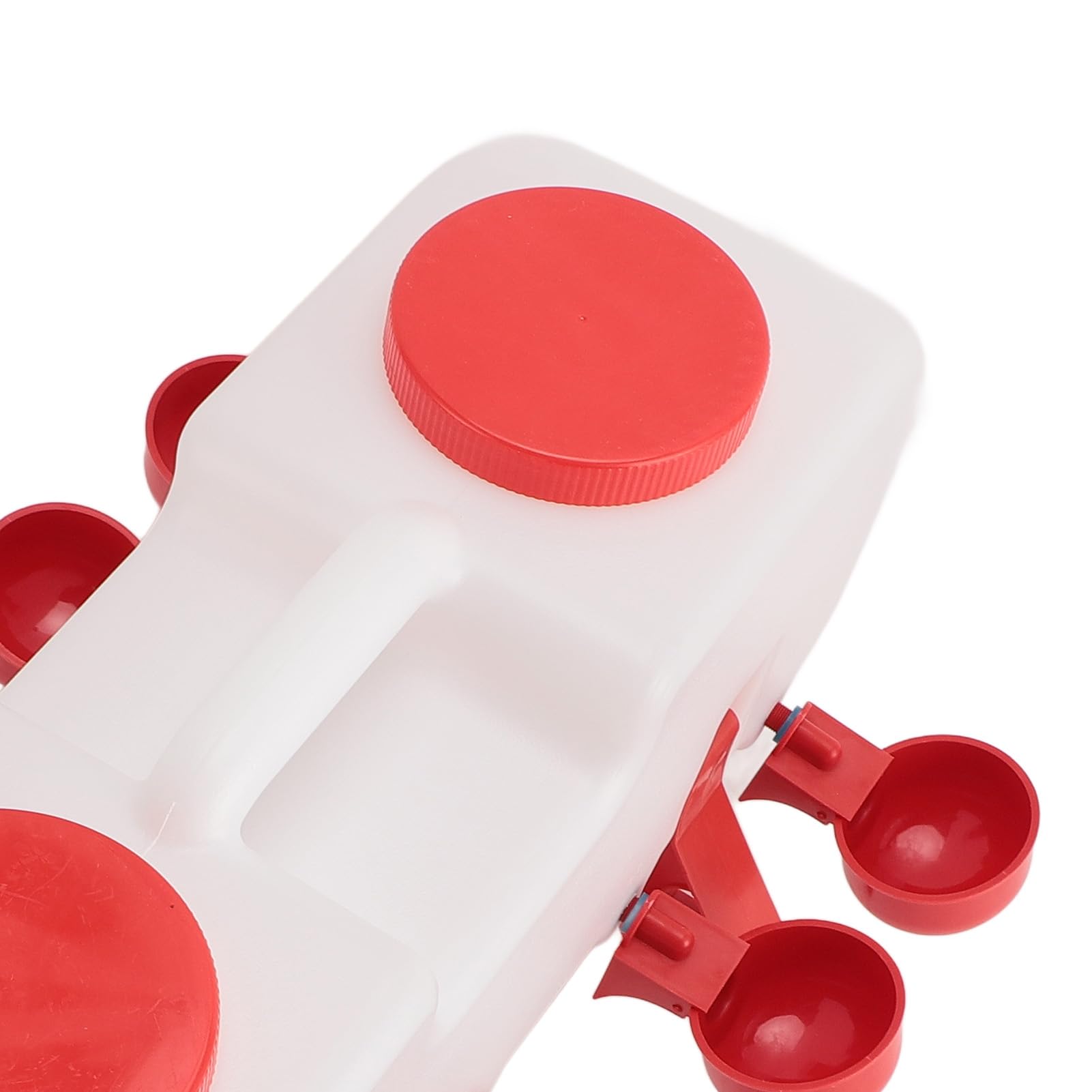 Naroote Abbeveratoio Automatico per Polli, Abbeveratoio Chiuso per Pollame da 10 L con 10 Vaschette, Maggiore Sicurezza nell'Abbeveraggio, Design Multiuso, per Polli, Pappagalli (Piccola)