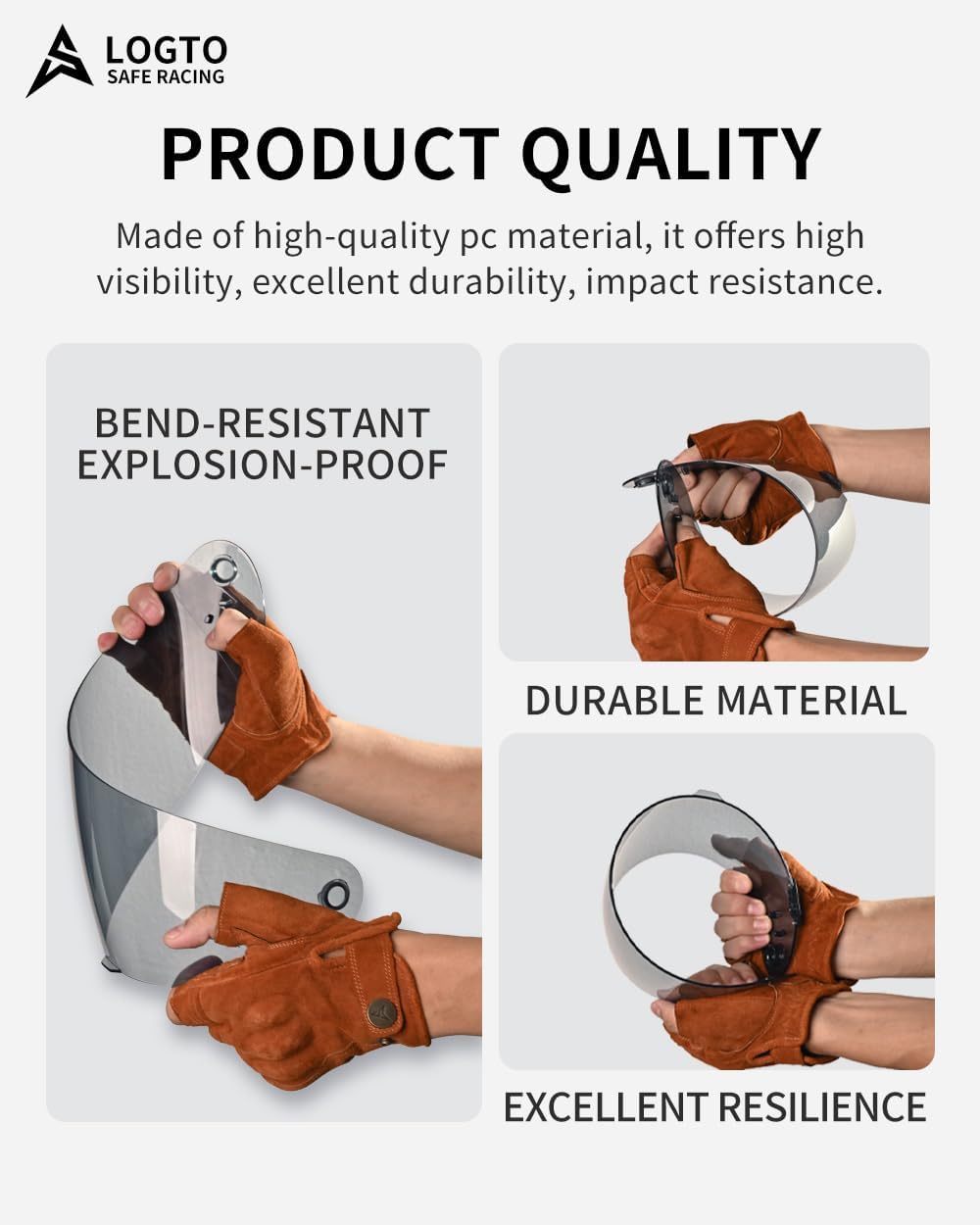 Replacement Motorcycle Helmet Visor Shield for Star RS-1 Vortex Qualifier Revolver Helmet Accessories Universal