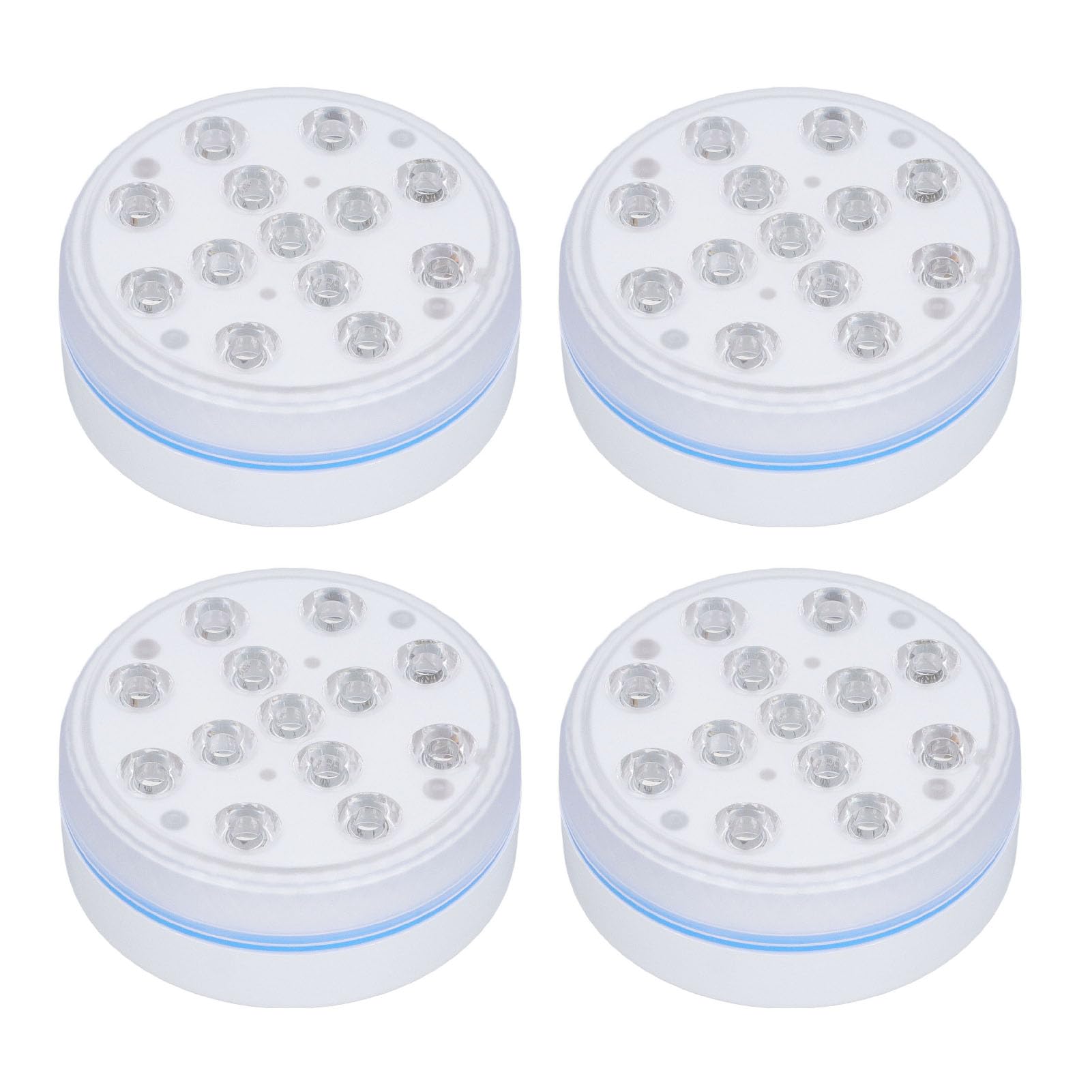 Luci per Piscina, Luce per Piscina Interrata IP68 con 4 Pezzi per Piscina