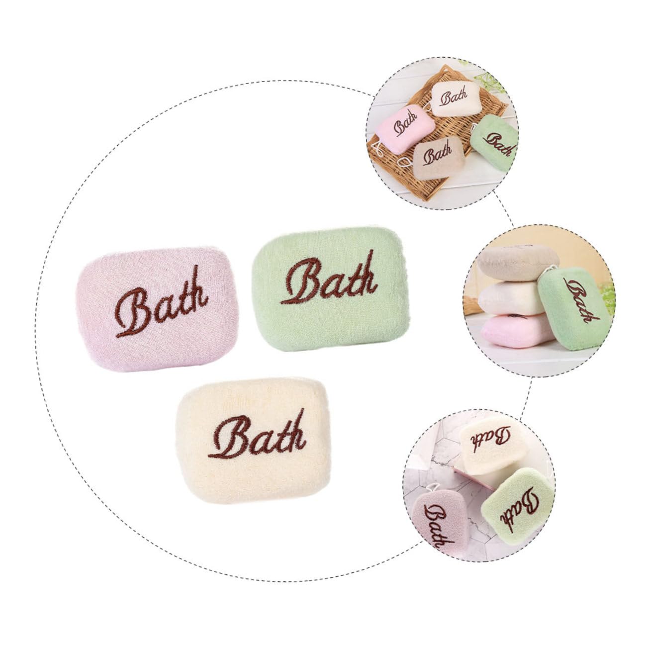 FOMIYES 12piezas Esponjas De Baño Para Bebés y Absorbentes Herramientas Prácticas Cuidado De Nacidos Material Seguro Infantil