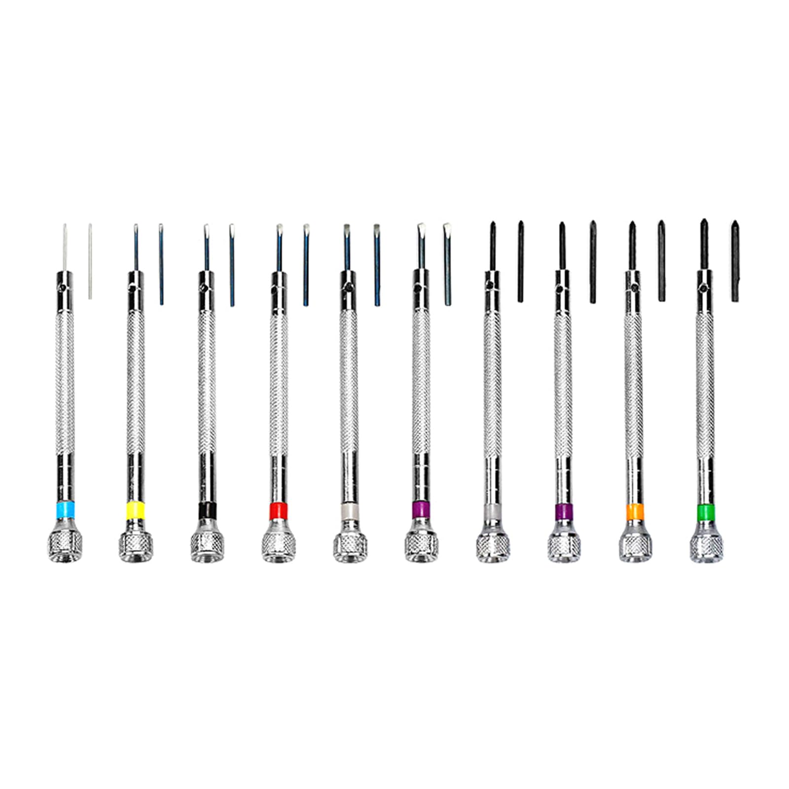 Tsophreniq 10Pcs Screwdriver Jewelers Set Watch Repair For Watch Eyeglasses