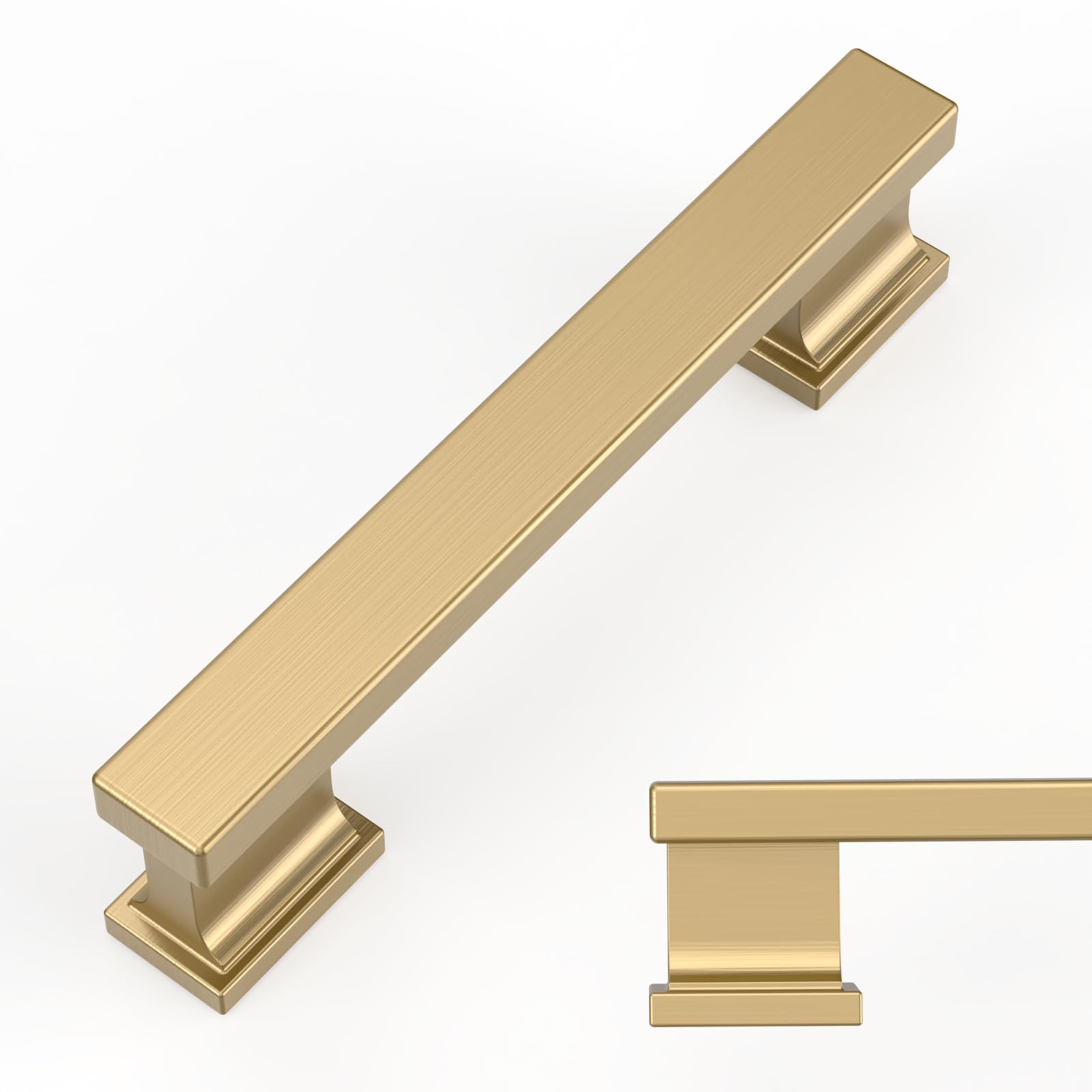 Brushed Gold Cabinet Pulls - 10 Pack -32