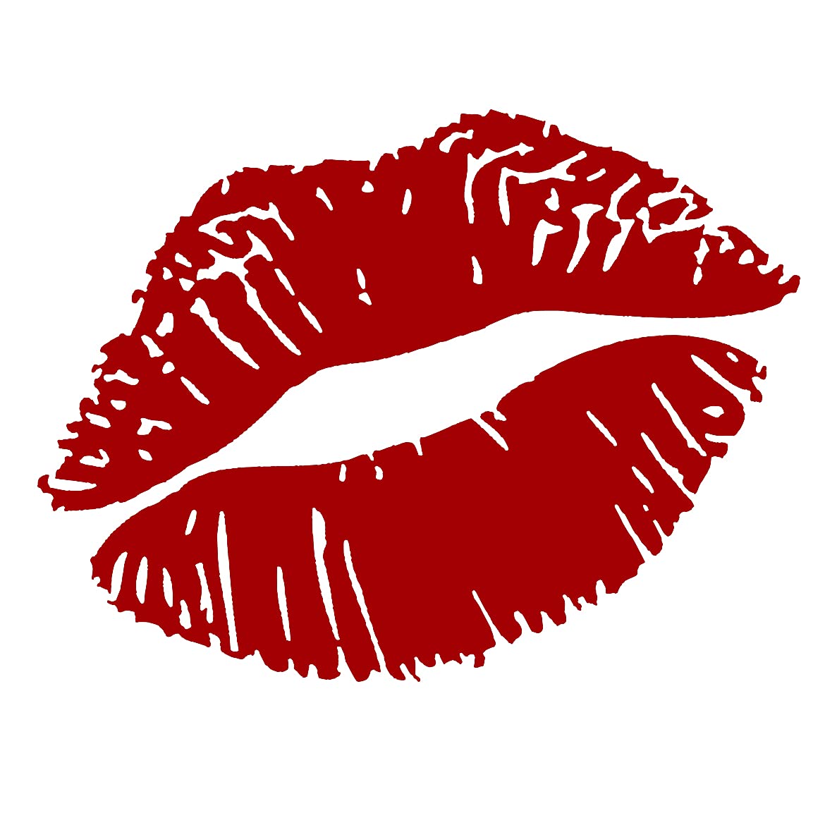 Kiss Mark Design #3 Vinyl Decal Sticker Car Window Bumper Wall Laptop Hot Lips Love Romantic (3