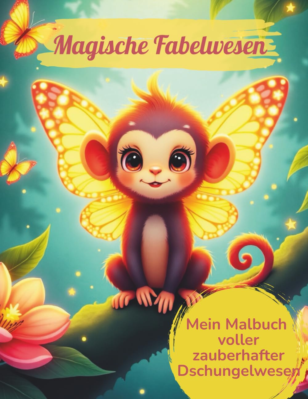 Magische Fabelwesen: Mein Malbuch voller zauberhafter Dschungelwesen