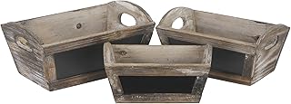 Cheung's FP-3684-3 Rectangular Garden Ledge Planter with Handle And Chal...