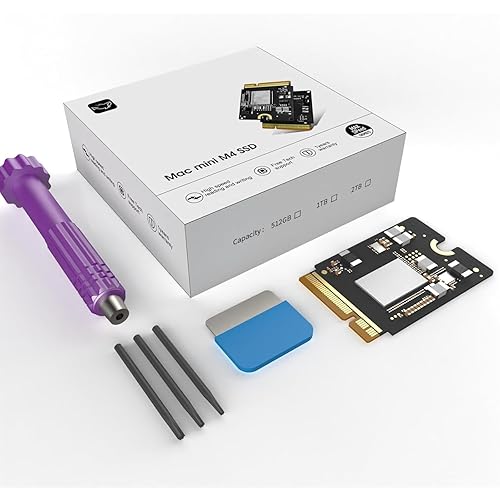 CHGRNLF Mac mini M4 2TB Internal SSD Replacement – 3300MB/s High-Speed Solid State Drive for Mac mini M4 Storage Upgrade