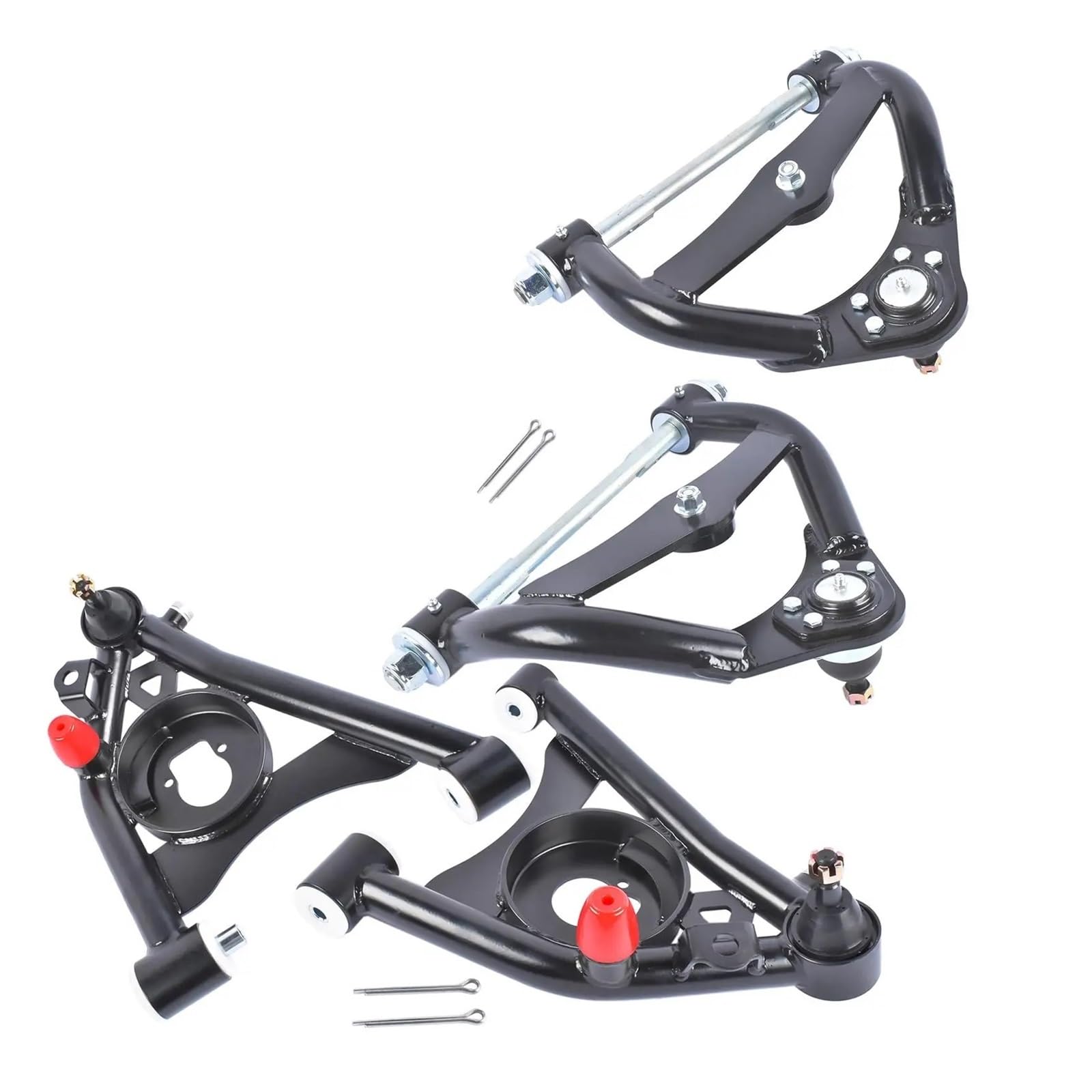 AP02 Rohrquerlenker-Kit Oben Unten Pulverbeschichtet Kompatibel Chevy Monte Carlo S10 GMC G-Body Caballero