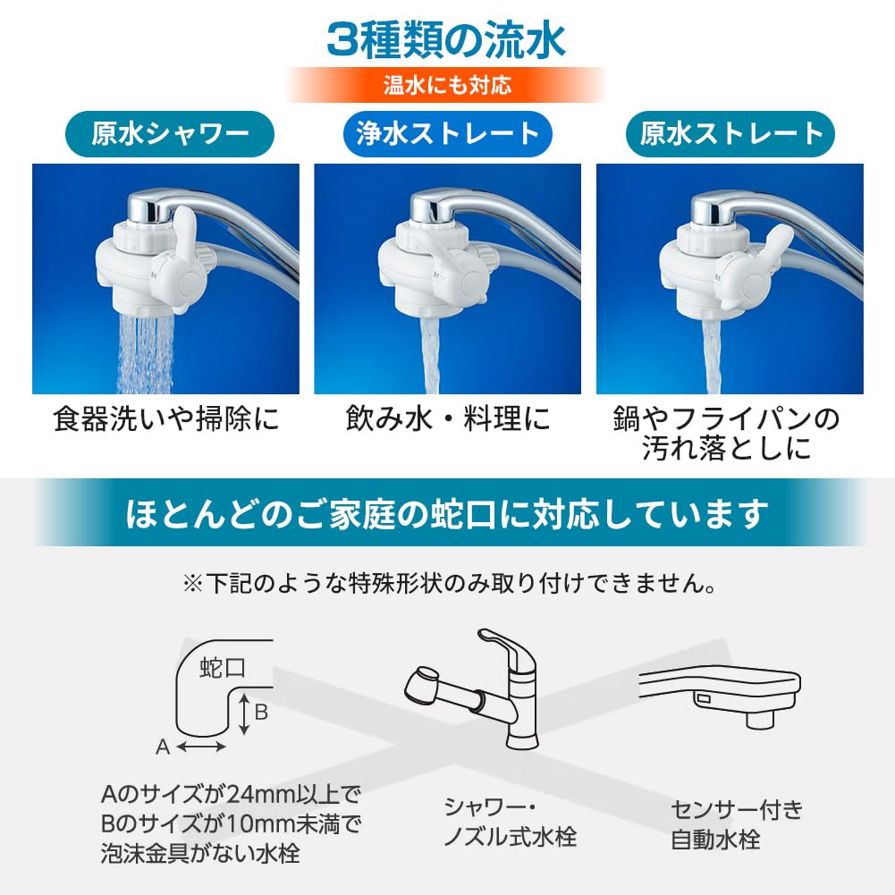 ■　浄水器 ビクラ2 ゼンケン 正規品 据置型 日本製 ブルー Amazon | 浄水器 ビクラ2 ゼンケン 正規品 据置型 日本製 コンパクト