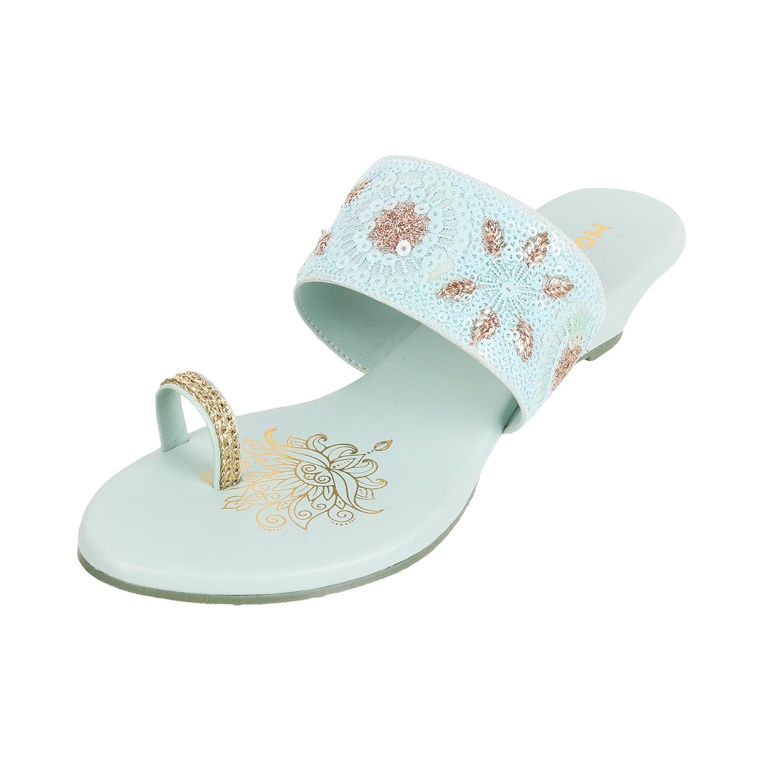 Mochi Women Green Ethnic Wedge Heel Sandal UK/4 EU/37 (35-394) (B0CPTD65HD) Amazon Price History, Amazon Price Tracker