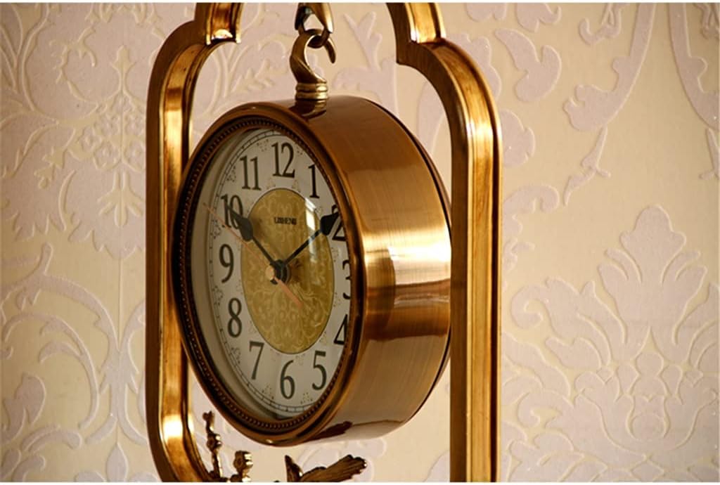 Table Clocks, Clocks, Ornaments, Living Room Desk Clocks, Household Desk Clocks, Desk Clocks, Decorations (Color : B, Size : 2642cm)