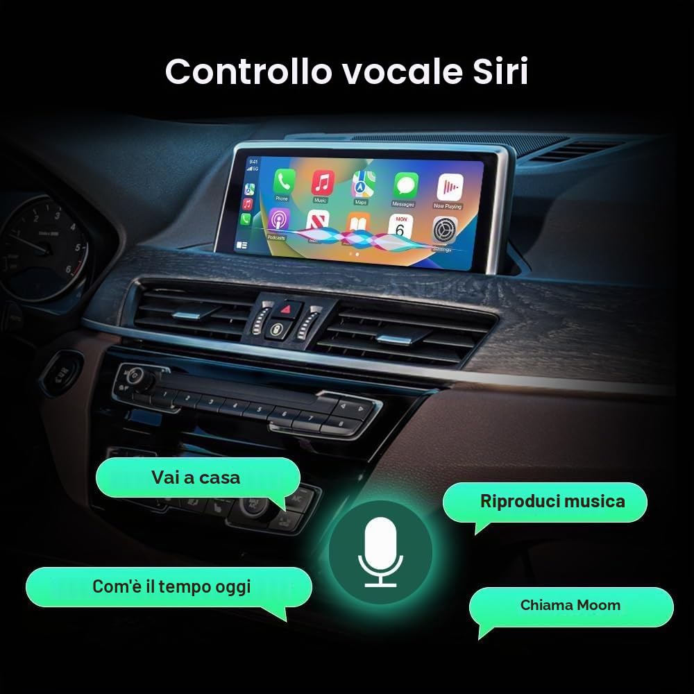 Andream Wireless CarPlay Android Auto Tuning Soluzioni MMI Prime Per BMW EVO System Serie 1 2 3 4 5 6 7 X1 X3 X4 X5 X6 X7 Mini I3 I8 Kit di Navigazione GPS