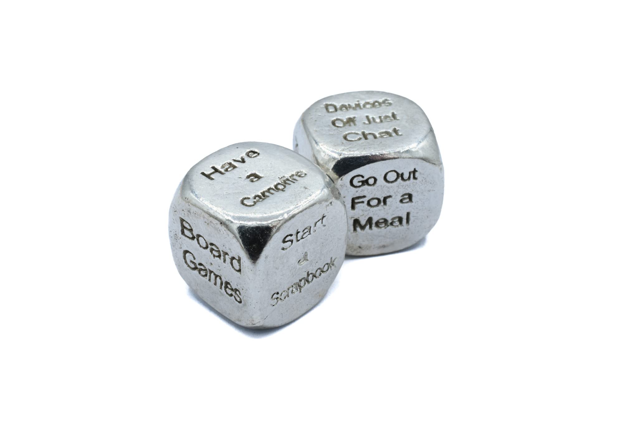 4th Anniversary Metal Date Night Dice - 4th Ideas - Image 4