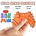 Fidget Toys for Kids Adults, 6Pcs Textured Sensory Stones for Autism ADHD Kids Calming，Silicone Worry Stones for Classroom Prizes Sensory Toys - Quiet Fidgets Toy for Students Anxiety Relief