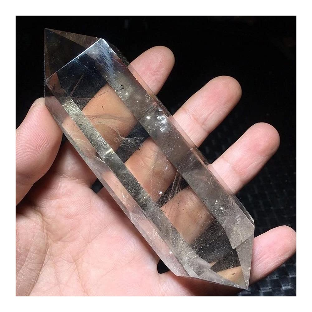Natürliche rauchige Doppelpunkt-Natursteine ​​und Mineralien for die Heimdekoration. Heimdekorative Steine ERTEYIN (Color : 140-170mm)