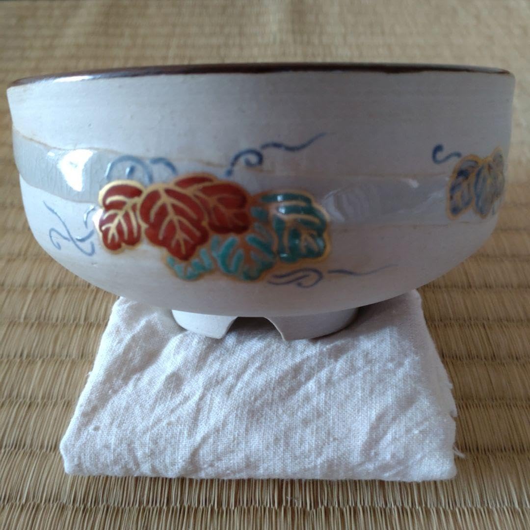 萩茶碗 十三代 坂田泥華(作) 共箱 希少品 萩焼 人間