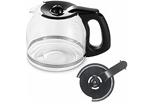 Glass Carafe Coffee Pot Replacement for Mr. Coffee PLD12 Series
