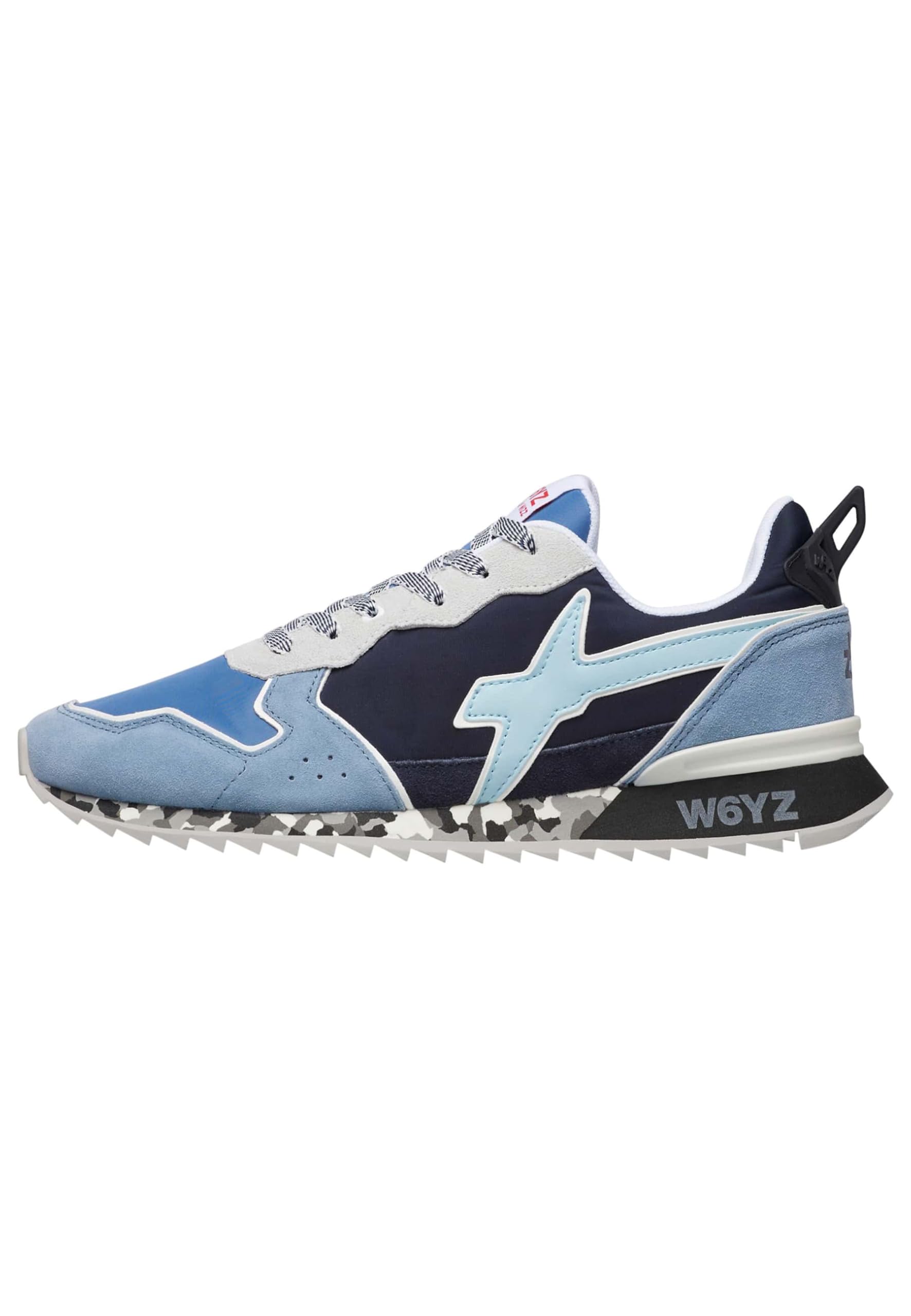W6yz Technical Fabric and Suede Trainers, Heavenly, 9 UK