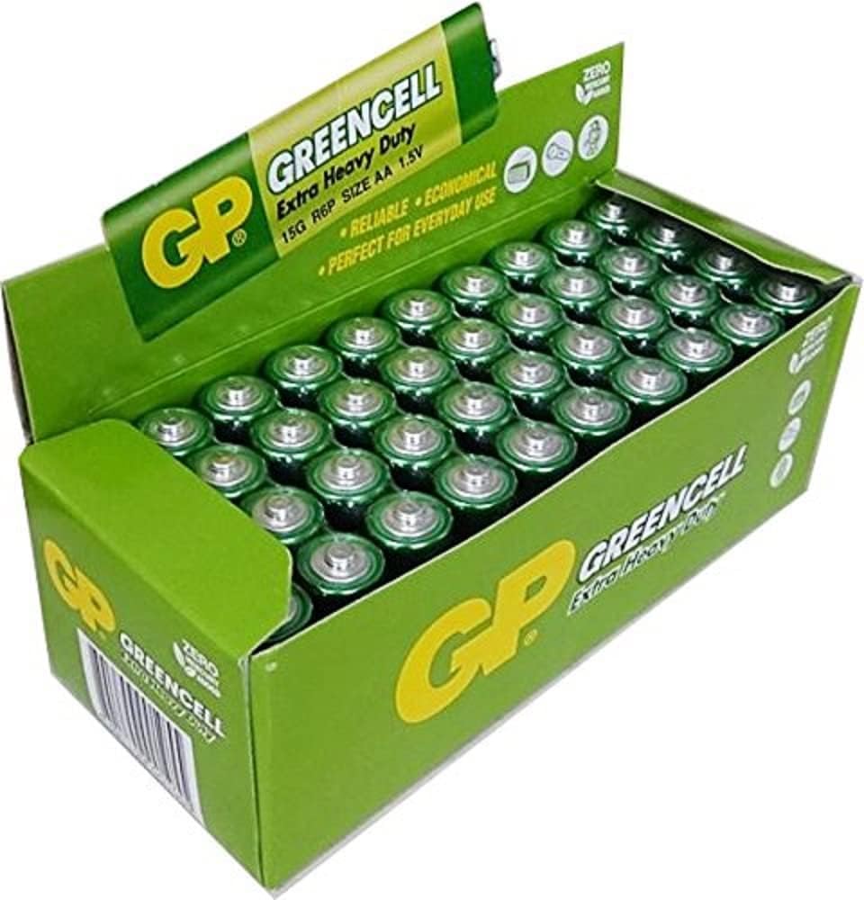 Gp Green Cell Aa bateria - bardzo wytrzymała, 40 sztuk