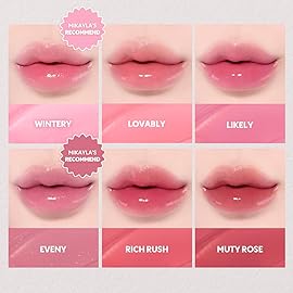 TIRTIR [*Mini Size Waterism Tinted Lip Gloss 03 Sand Mond, 0.06 Fl Oz - Kiss Ready Lipgloss, 12H Long Lasting Non Sticky Natural Tinted Glow Korean Multiuse Cheek and Lip Tint for Women gift