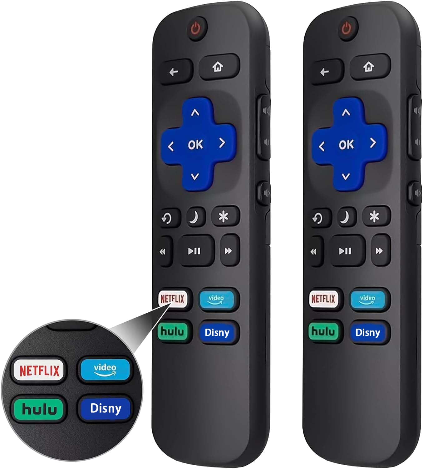 Amazon | Roku Voice Remote (Official) for Roku Players, Roku Audio, and - Roku Voice Remote Official For Roku Players And Roku Tvs
