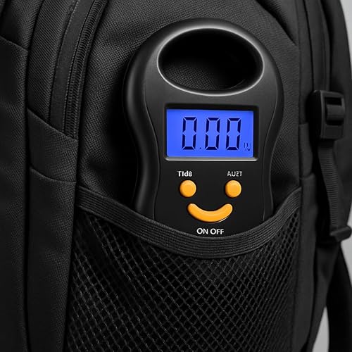 Miniatura 3 de SmileScale - Báscula digital de gran tamaño para equipaje, pantalla retroiluminada, capacidad de 110 libras 110.2 lbs, comprobador de peso de