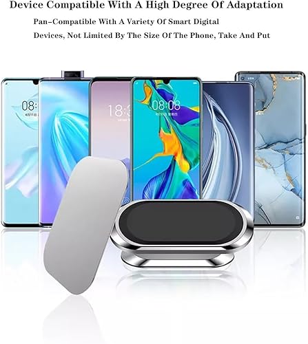 Miniatura 4 de Soporte magnético para teléfono, 2 unidades, soporte universal giratorio de 360 grados, compatible con teléfonos inteligentes, absorbe la carcasa de