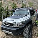 Lensun 105W 12V Hood Flexible Solar Panel Custom Fit for Toyota FJ Cruiser (2006-2022) - Off Grid Solar Power for Offroading/Overlanding/Camping