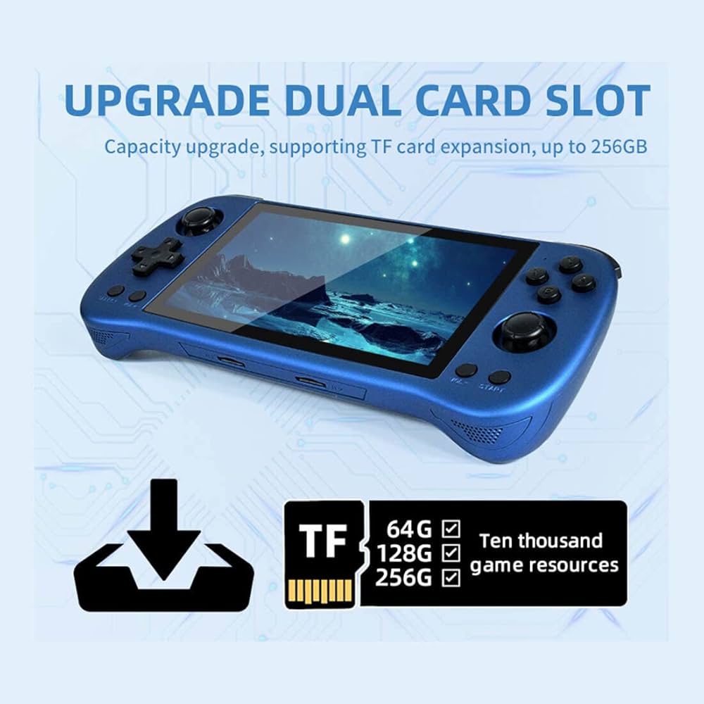 powkiddy X55 ブルー Powkiddy X55 レビュー 画面が大きいからゲームは間違いなく