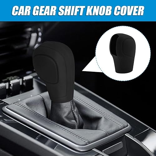 Miniatura 3 de Funda para pomo de palanca de cambios de automóvil, accesorios de protección para automóvil, protector de palanca de cambios de automóvil, funda