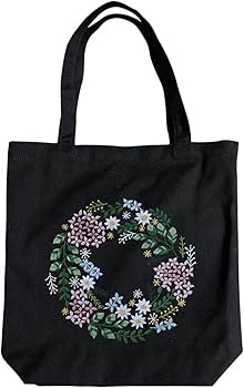ハンドメイド刺繍トートバッグ Amazon | staraba 刺繍トートバッグ材料キット 手芸材料セット
