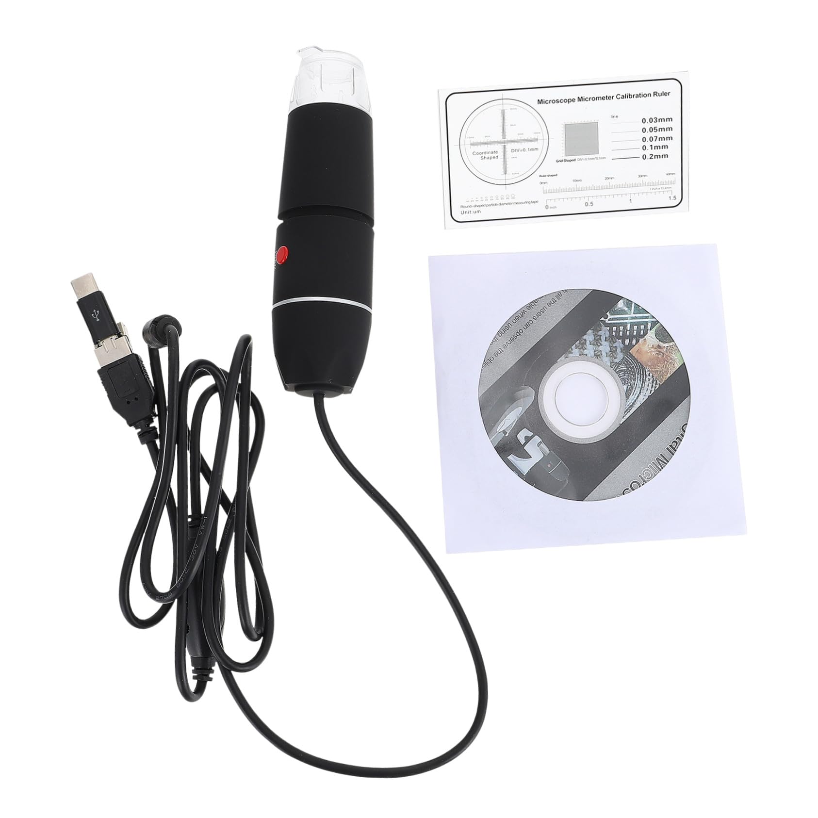 Microscope électronique USB portable 1600x en ABS d'observation éducative - 8