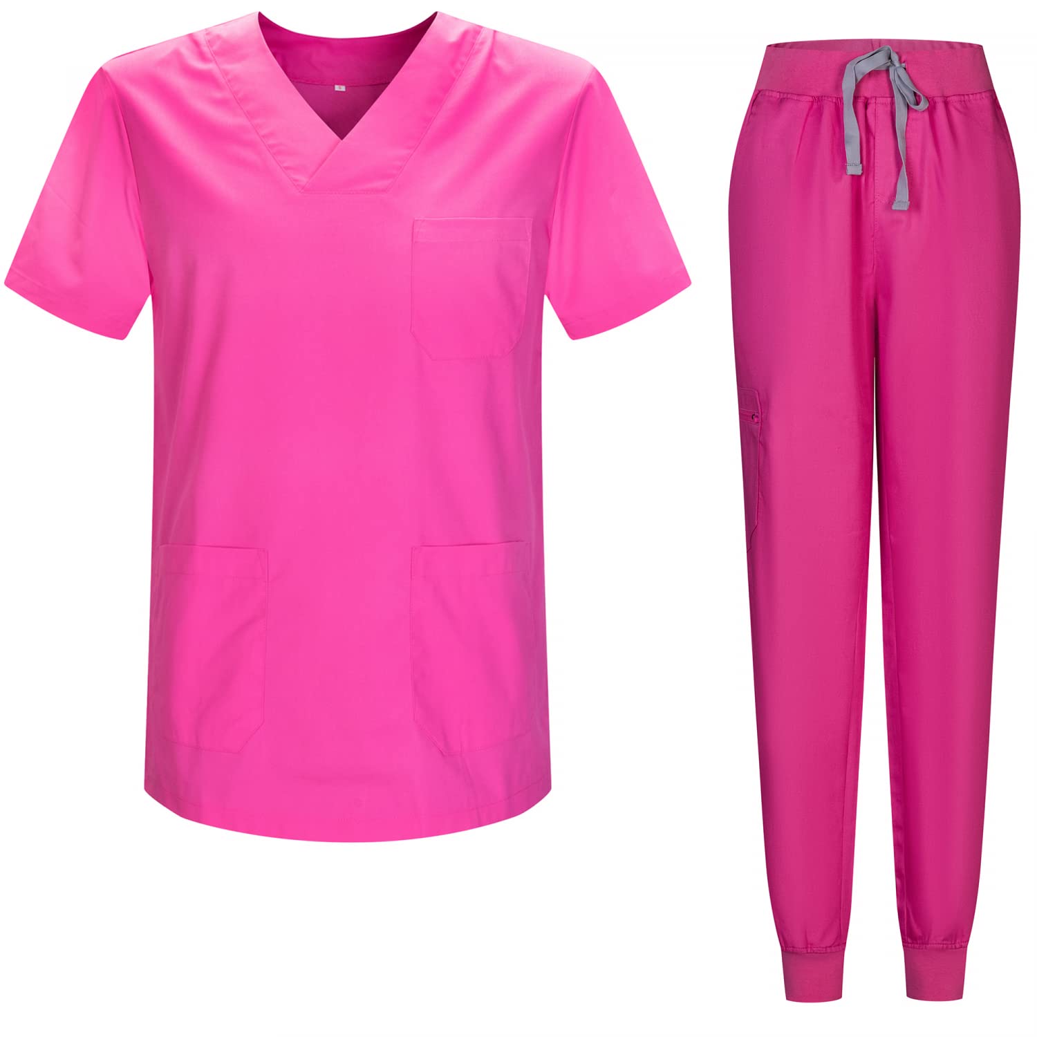 MISEMIYA - Unisex-Schrubb-Set - Medizinische Uniform mit Oberteil und Hose 817-8316