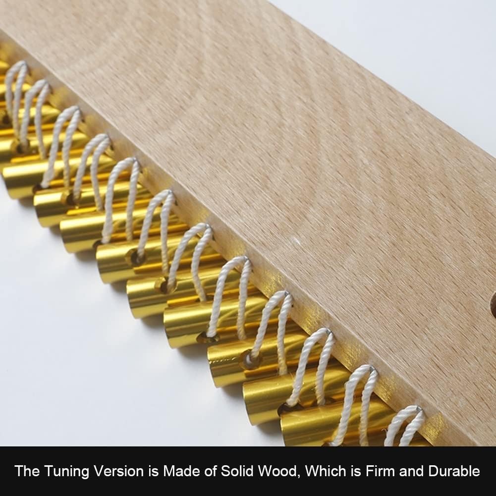 25/36 Tone Bar Chimes Gold Single Row Solid Aluminum Wind Chime Musical Percussion Instrument with Adjustable Lifting Bracket for Chorus Music Bar Performances (Size : 25 Note)