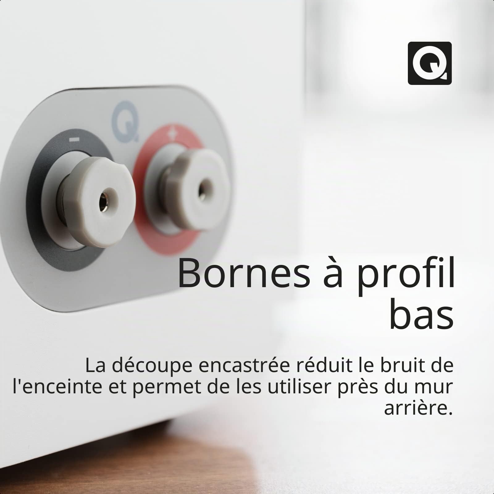 Q Acoustics - Q3020i - Enceinte bibliothèque - marron (english walnut) - 1 paire