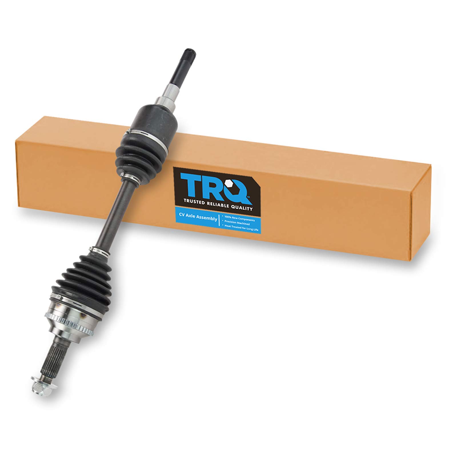 TRQ Front Left CV Axle Shaft Assembly Drivers Side Compatible with 2001-2008 Ford Escape Mazda Tribute 2005-2008 Mercury Mariner