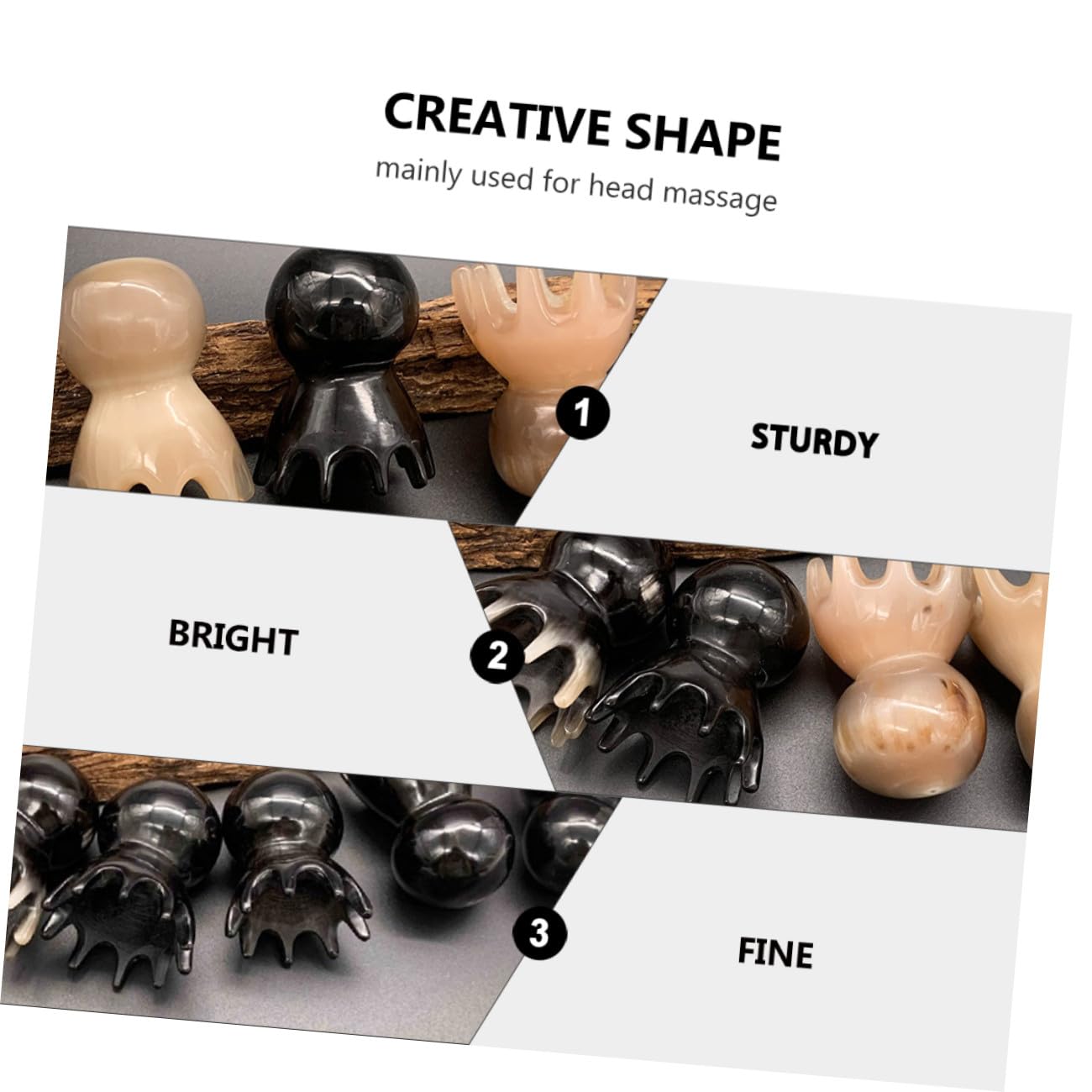 COLLBATH 2 Pcs Haar Kamm Massage Kamm Für Kopfhaut Detangler Pinsel Haar Waschen Werkzeug