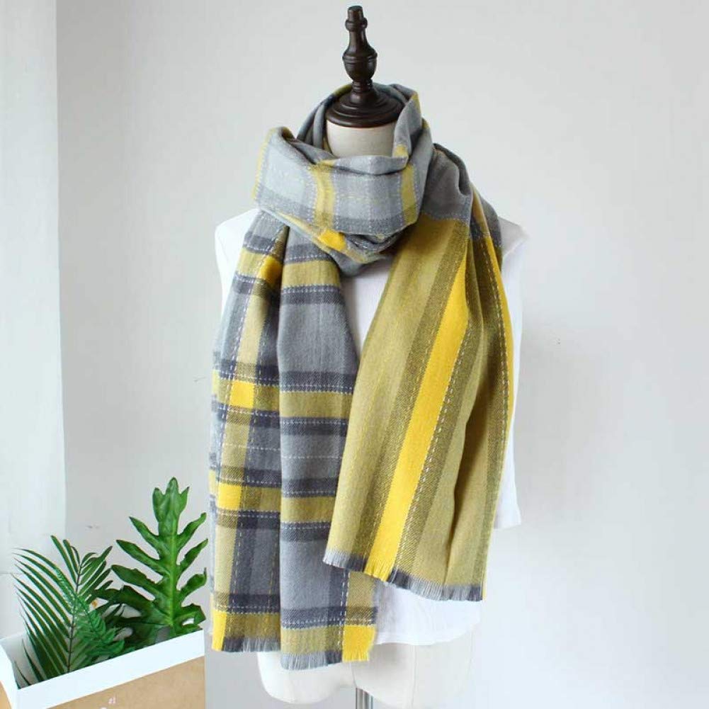 Écharpe femmes hiver contre le froid glacial pashmina épais gris
