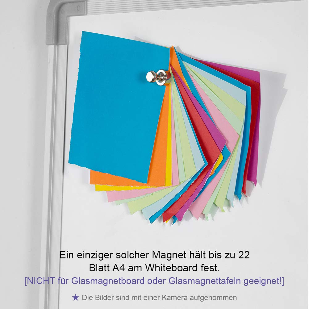 32 Magneti Frigorifero Piccoli BTLIN | Calamite Neodimio Forti | 10x15 Mm | Per Lavagna E Ufficio - Foto 11