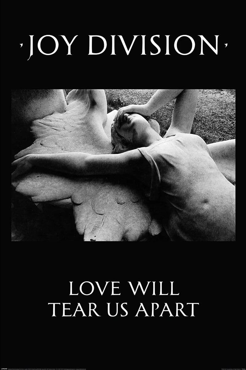 Grindstore Multicolour Joy Division Love Will Tear Us Apart Maxi Poster - Laminated Large Wall Art Print, Wall Decor, Home Office Classroom Decoration, Gift Idea, Decorative Print 91.5X61cm
