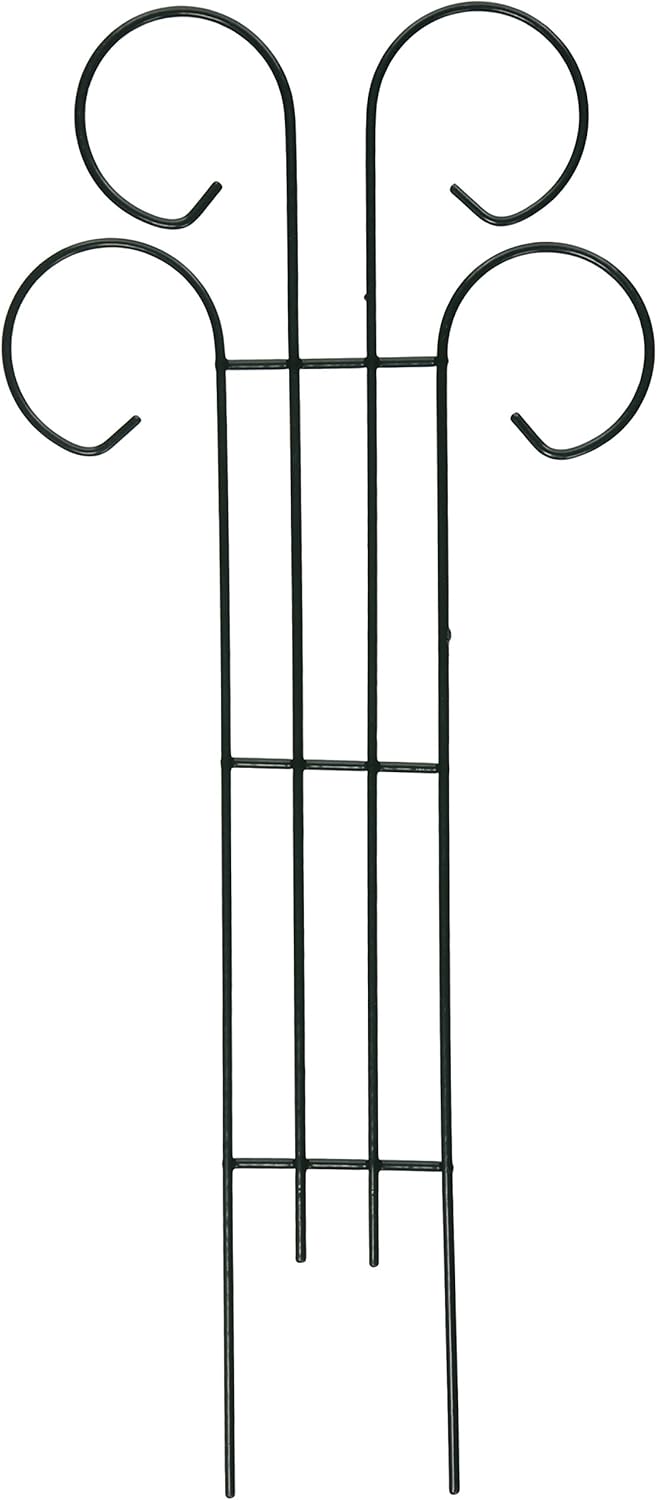 Bosmere L510 Metal Scroll Design Trellis, Green, 18Inch Trellises Patio, Lawn