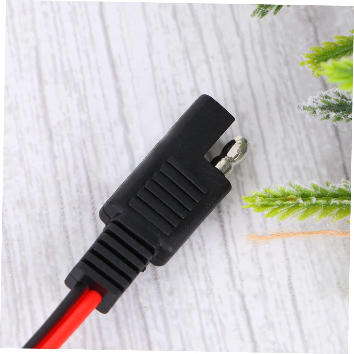 SOESFOUFU Jumper Cable Ends Adapter Sae to Alligator Clips 12-24v 10a for Motorcycle Car Battery