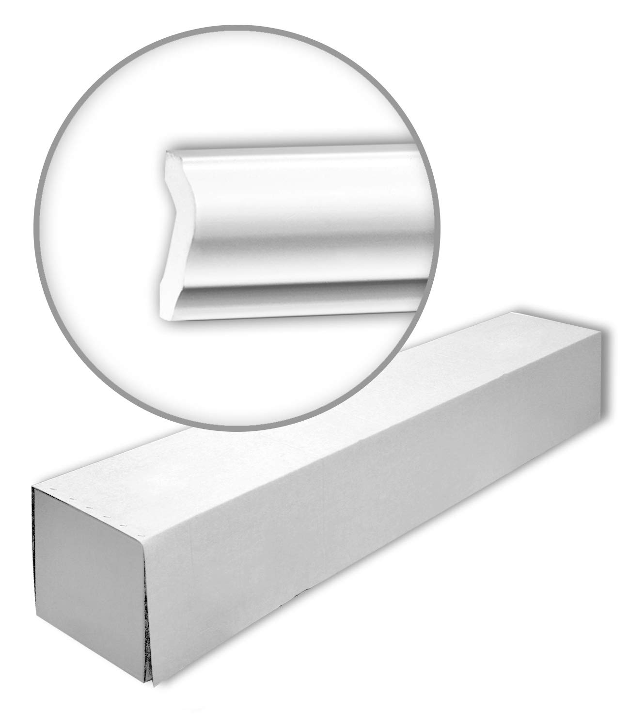 Cimaises en polyuréthane rigide 151375-box pour décorer un salon