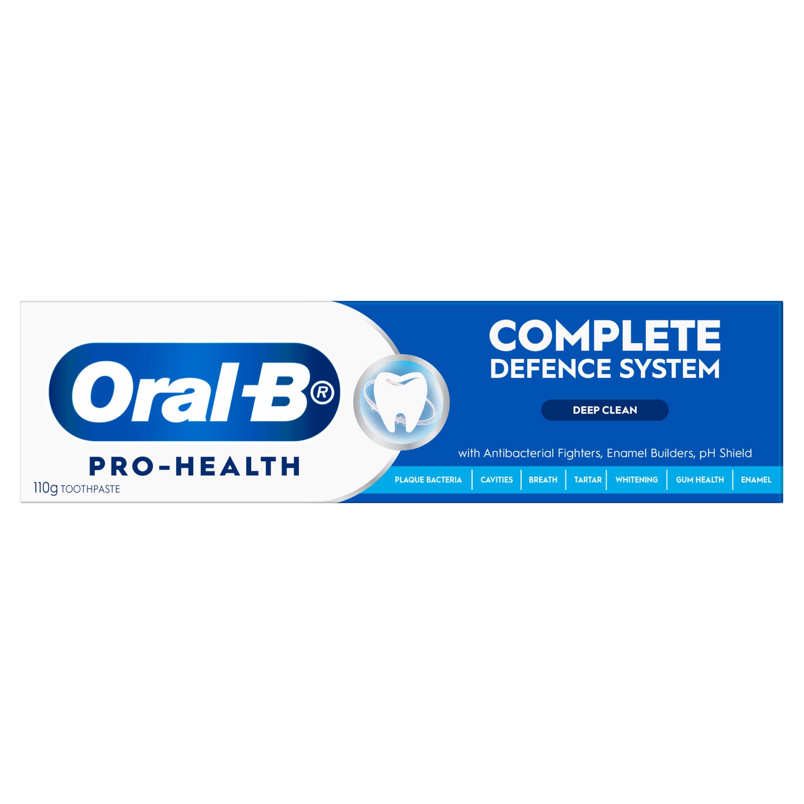 Oral-B Pro Health Complete Defence System Deep Clean Toothpaste, 110g