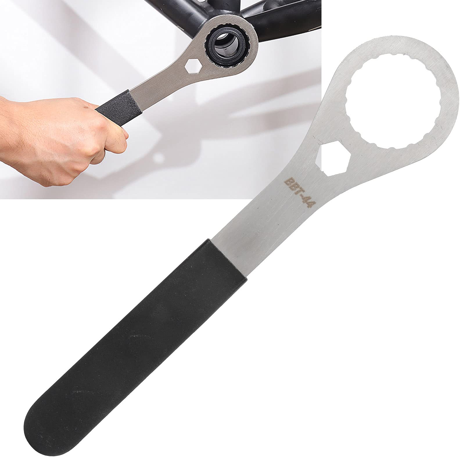 Clé De Pédalier Pour Vélo 48,5-49 Mm - Outil Réparation Vélo En Acier Inoxydable, Durable Et Précis