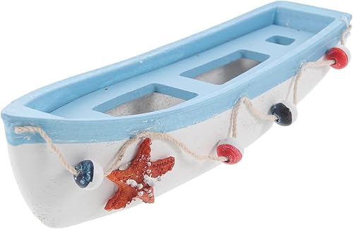 Miniatura 7 de Cabilock Modelo de barco de madera de 7.2 pulgadas, velero náutico, decoración del hogar, acento costero, adorno de escritorio para oficina,