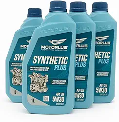 Kit 4l Óleo 5w30 Api Sn Sintético Plus